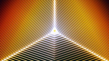 Golden triangle wallpaper