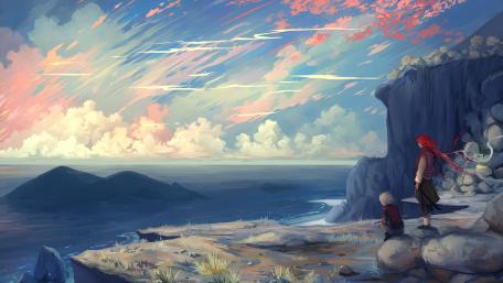 Anime landscape wallpaper