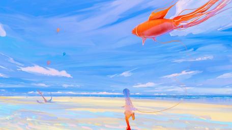 Beneath the Daydream Skies wallpaper