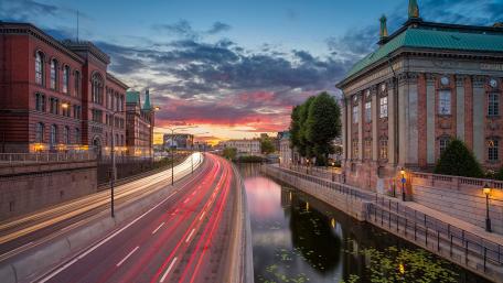 Stockholm - Long Exposure Photography wallpaper