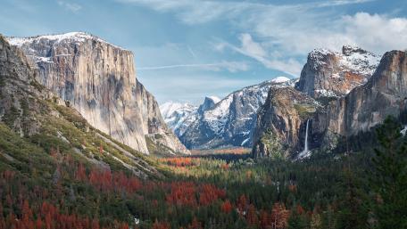 Yosemite Valley Tunnel View wallpaper