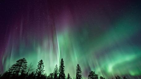Aurora Borealis in USA wallpaper