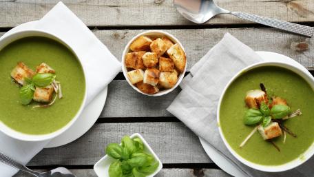 Cream soup wallpaper