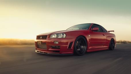 Red Nissan GT-R Supreme Speed Demon wallpaper
