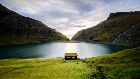 Saksun on Streymoy Island wallpaper