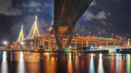 Bhumibol Bridge (Industrial Ring Road Bridge) wallpaper
