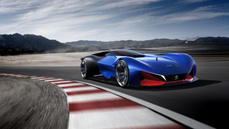 Peugeot L500 R Hybrid racing concept car wallpaper