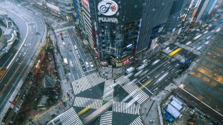 Tokyo street wallpaper