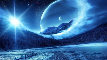 Blue planet wallpaper