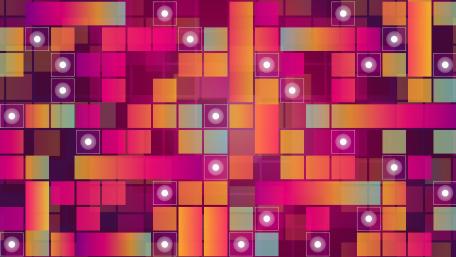 Pink mosaic design wallpaper
