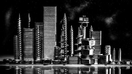 Screw city wallpaper