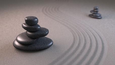 Zen stones wallpaper