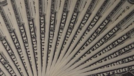 US Dollar Bills in Monochrome wallpaper