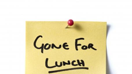 Gone for lunch wallpaper