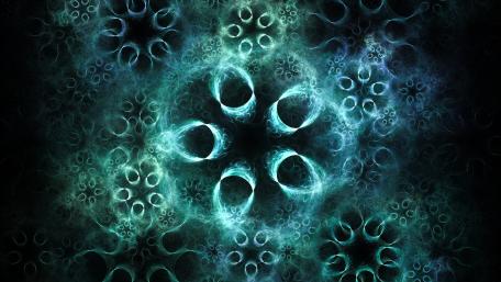 Orchidea fractal art wallpaper