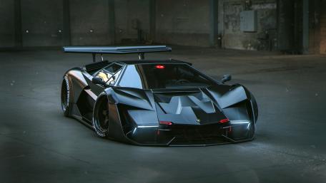 Lamborghini Countach concept car wallpaper