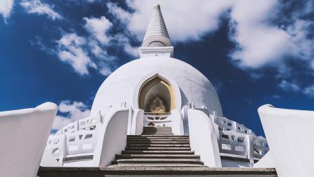Buddhist stupa wallpaper