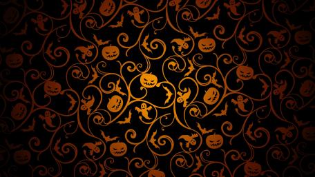 Halloween pattern wallpaper