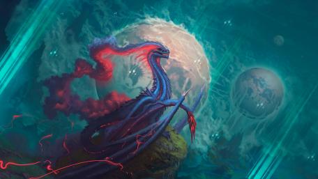 Dragon fantasy art wallpaper