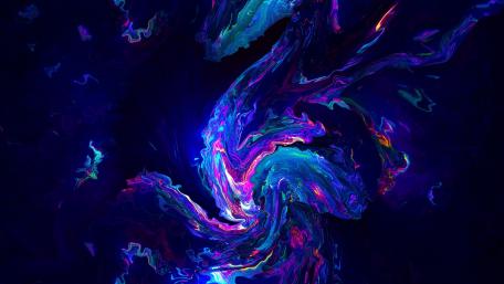 Abstract in blue wallpaper