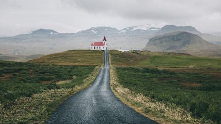Ingjaldshóll church (Hellissandur, Iceland) wallpaper