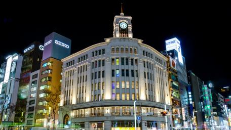 Wako store in Ginza, Tokyo wallpaper