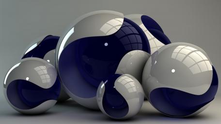 3D Balls wallpaper