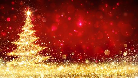 Glittering Christmas wallpaper