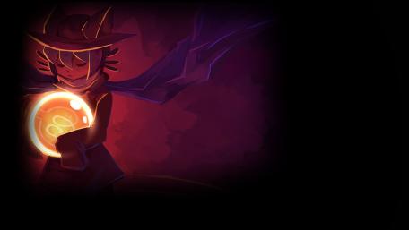 Mystical Anime Character With Glowing Orb wallpaper