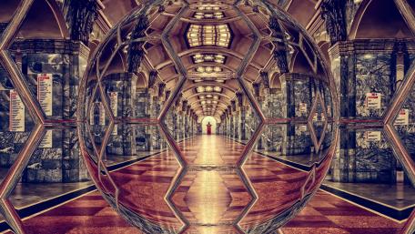Mirrored Palace wallpaper