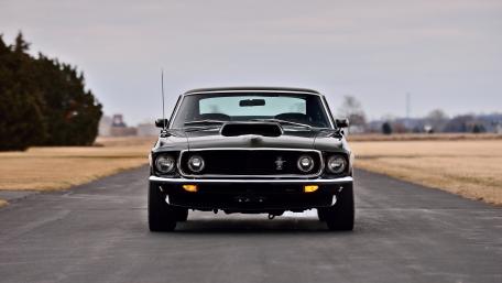 Black Ford Mustang Boss 429 wallpaper