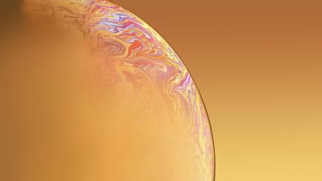 Orange planet wallpaper