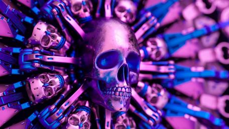 Metal skulls wallpaper