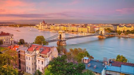 Budapest cityscape wallpaper