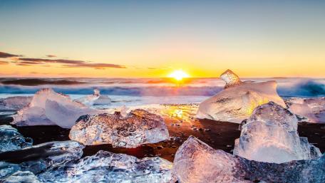 Sea ice wallpaper