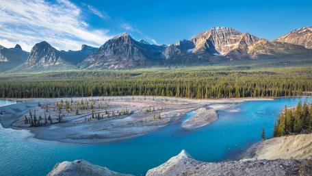 Athabasca River (Jasper National Park) wallpaper