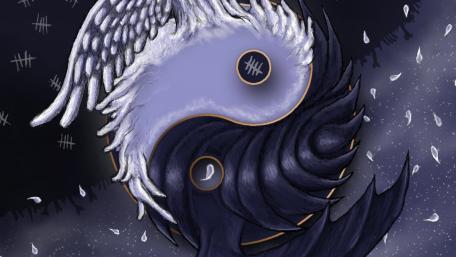 Yin yang wallpaper