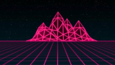 80's retro style wallpaper