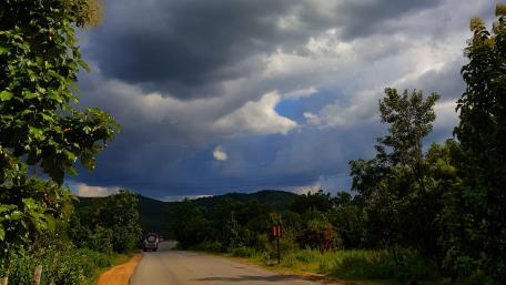 Scenic highway wallpaper