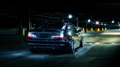 Nighttime Elegance BMW M3 in the Cityscape wallpaper