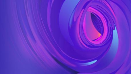Vibrant Purple Vortex Design Growing in Depth and Dimension wallpaper