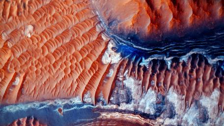 Mars desert wallpaper