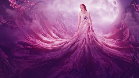 Pink princess wallpaper