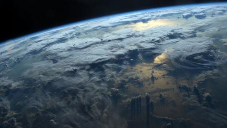 Earth from the space wallpaper