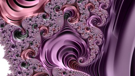 Purple fractal design wallpaper