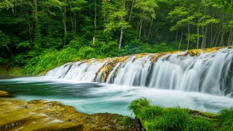 Harmonica waterfall wallpaper