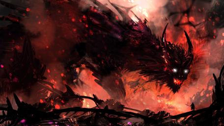 Scary devil wallpaper