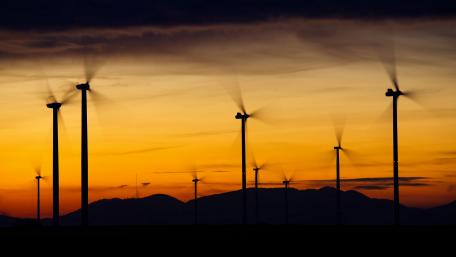 Wind turbines wallpaper