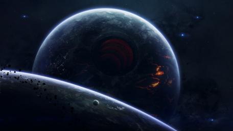 Scifi planets wallpaper