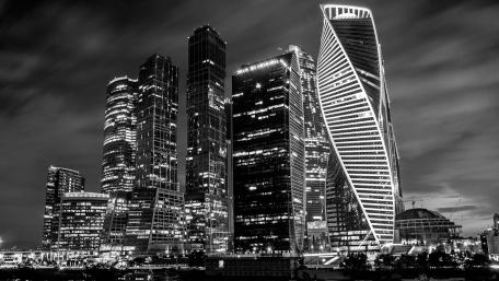 Evolution Tower monochrome photography wallpaper